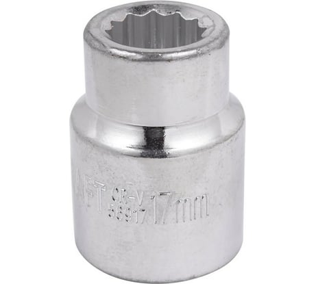 Головка торцевая 12-гранная (17 мм; 3/4''DR) Forcekraft FK-56917(52271)