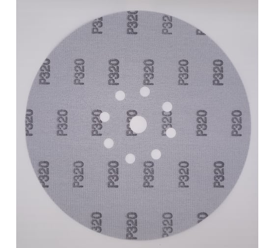 Шлифовальный круг на липучке Giraffe CERAMIC 225 мм, 9 отв., Р320 ABRAFORM AF-GCER-320