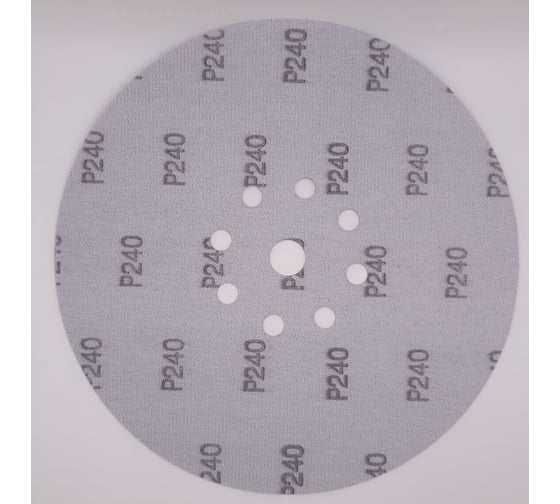 Шлифовальный круг на липучке Giraffe CERAMIC 225 мм, 9 отв., Р240 ABRAFORM AF-GCER-240