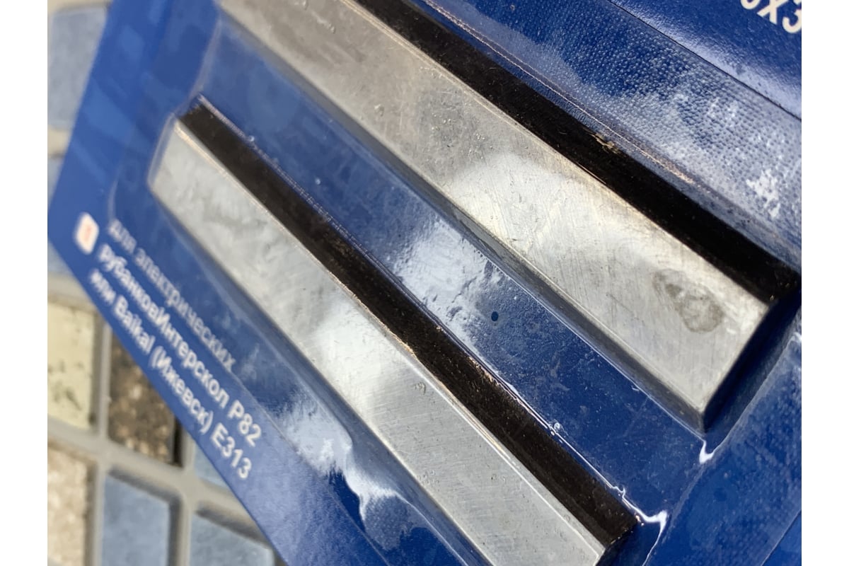 Ножи 2 шт, 82x16x3 мм аналог Ижевск, Интерскол 82 для электрорубанка ...