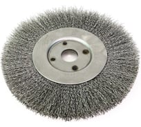 Щетка дисковая 180x18x22.2 мм, ворс гофрированная сталь 0.35 мм для УШМ SIT 2475