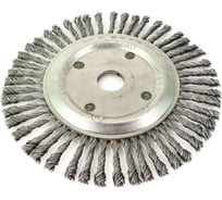 Щетка дисковая жгутовая 178x6х22.2 мм, ворс сталь 0.5 мм для УШМ SIT 0520