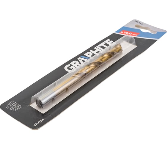 Сверло по металлу (10 мм; HSS-TiN) GRAPHITE 57H154