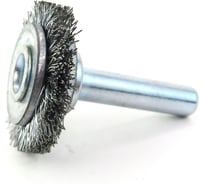 Щетка дисковая 25х5 мм, хв-к 6 мм, гофрированная сталь 0.2 мм для дрели SIT 3146