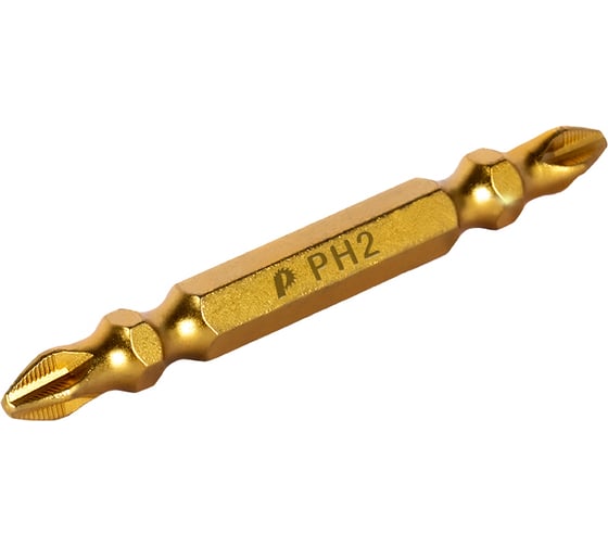 Бита двусторонние PH2-PH2 65мм Эксперт ПРАКТИКА блистер 1 шт. 037-121
