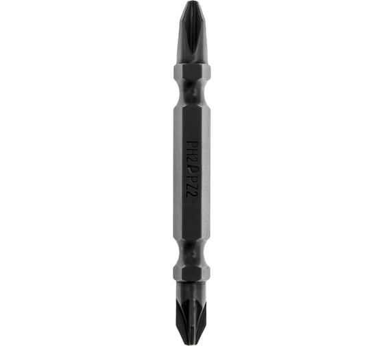 Бита двусторонняя PH2-PZ2 Профи (2 шт; 60мм) ПРАКТИКА 035-776