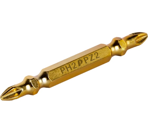 Бита двусторонние PH2-PZ2 65мм Эксперт ПРАКТИКА блистер 1 шт. 037-138