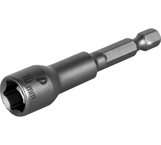 Головка магнитная Н10 (хвостовик HEX 1/4) ПРАКТИКА 035-141