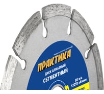 Диск алмазный сегментный (125х22.2 мм) ПРАКТИКА 036-308