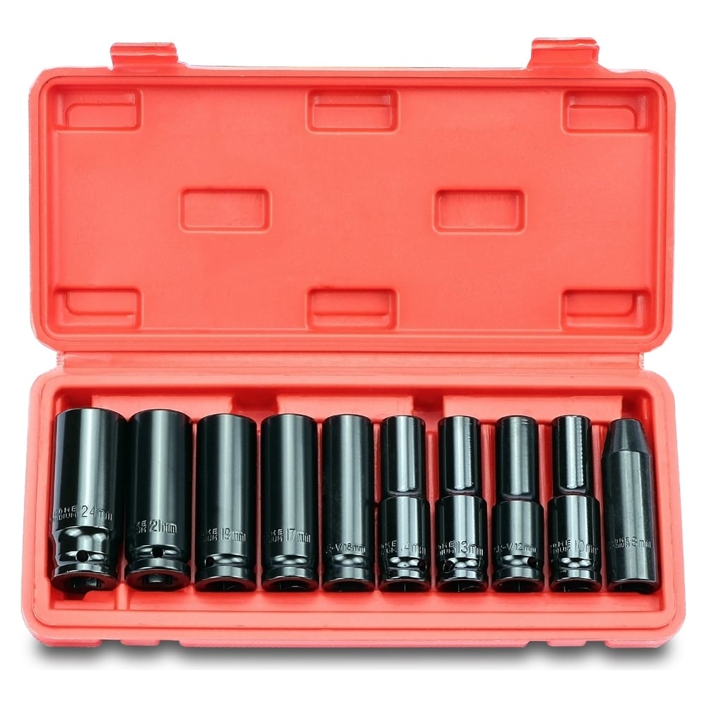 Набор ударных головок 10 предметов, 8-24 мм, 1/2"DR GOODKING G-10010 ...