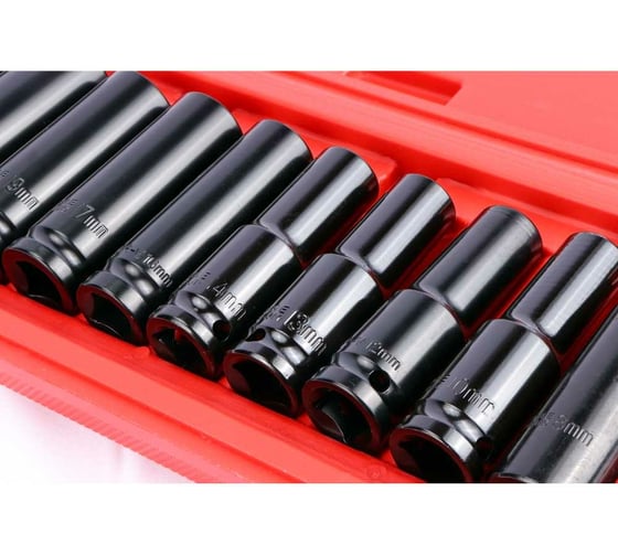 Набор ударных головок 10 предметов, 8-24 мм, 1/2"DR GOODKING G-10010