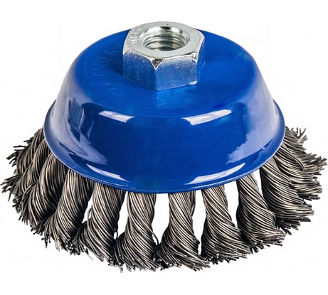 Кордщетка чашеобразная витая (100 мм; М14) для УШМ ПРАКТИКА 773-293