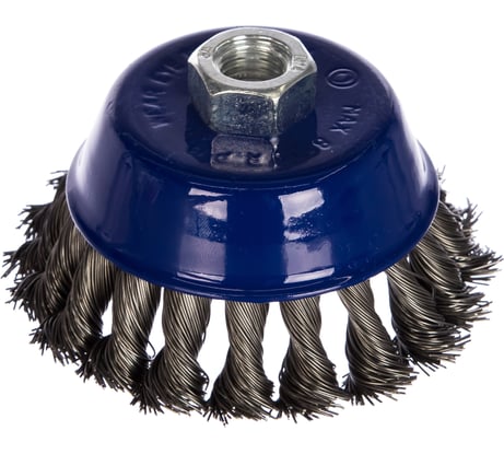 Кордщетка чашеобразная витая (90 мм; М14) ПРАКТИКА 032-478
