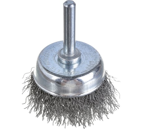 Кордщетка чашеобразная мягкая (50 мм) для дрели ПРАКТИКА 032-577