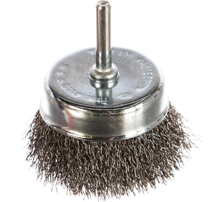 Кордщетка чашеобразная мягкая (75 мм) для дрели ПРАКТИКА 032-584