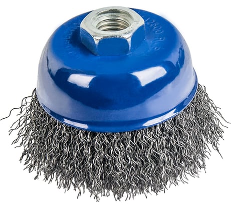 Кордщетка чашеобразная мягкая (75 мм; М14) ПРАКТИКА 032-430