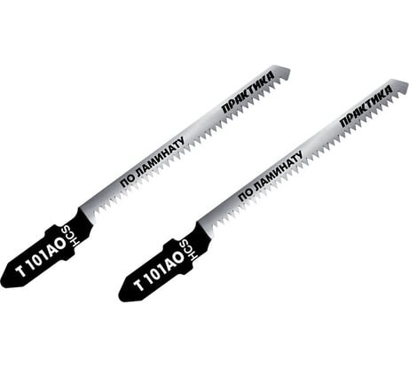 Пилка (2 шт; T101AО) для лобзиков ПРАКТИКА 034-427