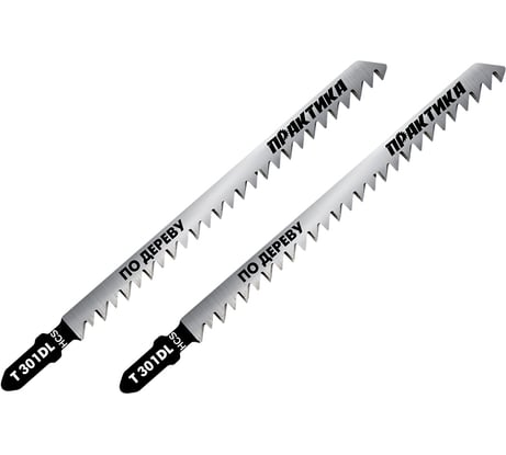Пилка (2 шт; T301DL) для лобзиков ПРАКТИКА 035-813