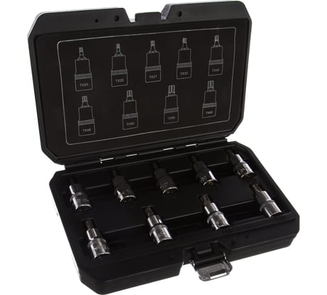 Головки сменные с насадкой Torx NEO Tools 55мм 9 шт 08-707