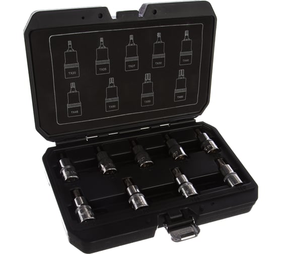 Головки сменные с насадкой Torx NEO Tools 55мм 9 шт 08-707 1