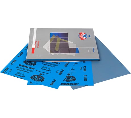 Водостойкая абразивная бумага 991 (50 шт; Р2000; 230x280 мм) STARCKE 132594