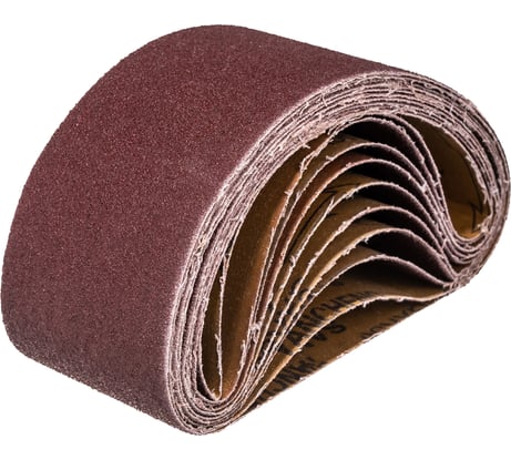 Лента шлифовальная (10 шт; 75х457 мм; P60) ПРАКТИКА 032-874