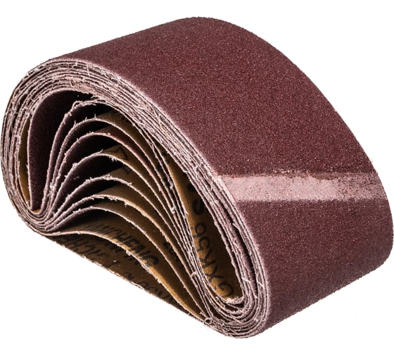 Лента шлифовальная (10 шт; 75х457 мм; P60) ПРАКТИКА 032-874