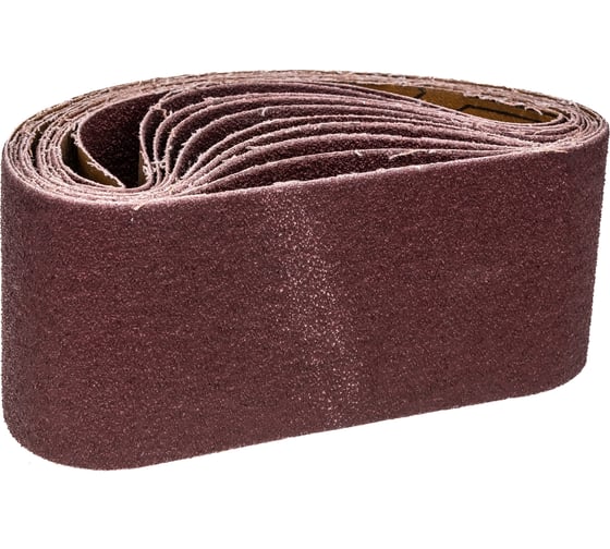 Лента шлифовальная (10 шт; 75х457 мм; P60) ПРАКТИКА 032-874