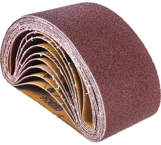Лента шлифовальная (10 шт; 75х457 мм; P40) ПРАКТИКА 032-867