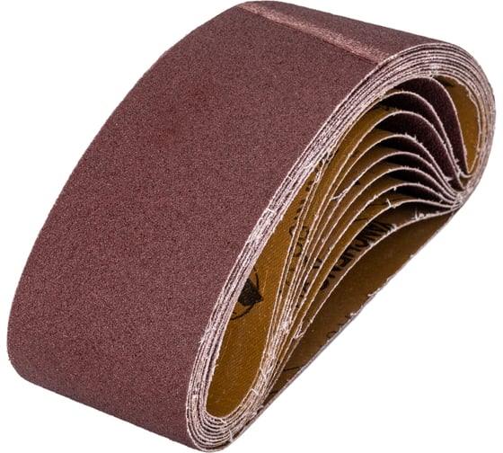 Лента шлифовальная (10 шт; 75х533 мм; P80) ПРАКТИКА 032-942