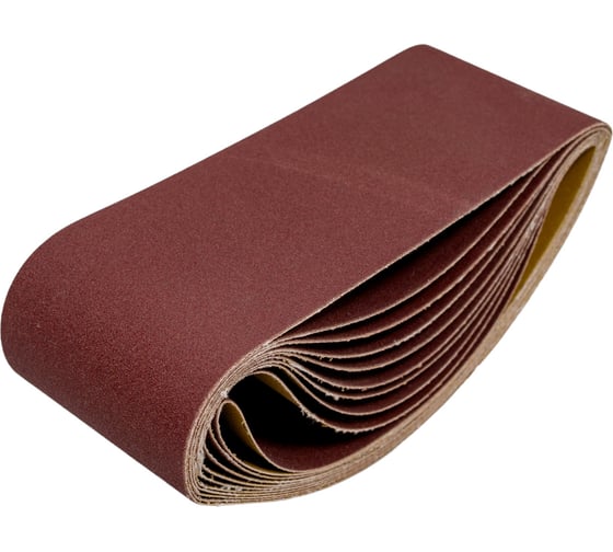 Лента шлифовальная (10 шт; 75х457 мм; P150) ПРАКТИКА 032-911