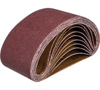 Лента шлифовальная (10 шт; 100х610 мм; P40) ПРАКТИКА 037-909