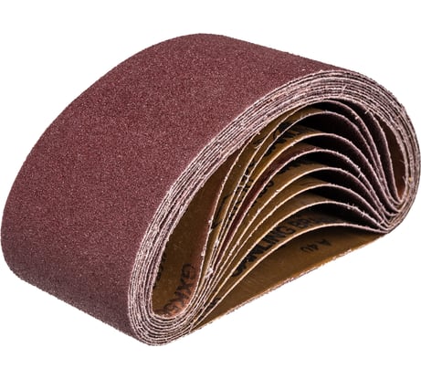 Лента шлифовальная (10 шт; 100х610 мм; P40) ПРАКТИКА 037-909
