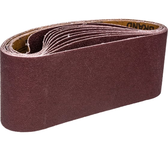 Лента шлифовальная (10 шт; 100х610 мм; P80) ПРАКТИКА 037-923