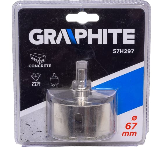 Сверло по керамической плитке 67 мм GRAPHITE 57H297