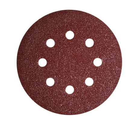 Круг шлифовальный на липкой основе (25 шт; 125 мм; Р180) ПРАКТИКА 034-199