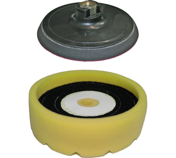 Губка полировальная (160 мм; Velcro) ПРАКТИКА 773-033