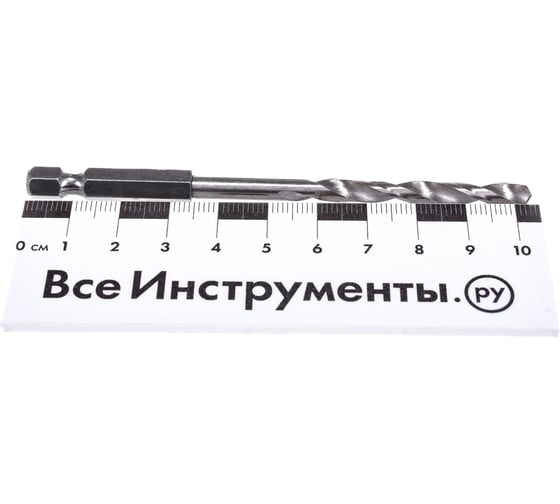 Сверло по металлу (5х106 мм; HEX 1/4) ПРАКТИКА 037-602