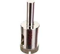 Коронка алмазная по стеклу и керамике (2 шт; 20 мм) ПРАКТИКА 777-284