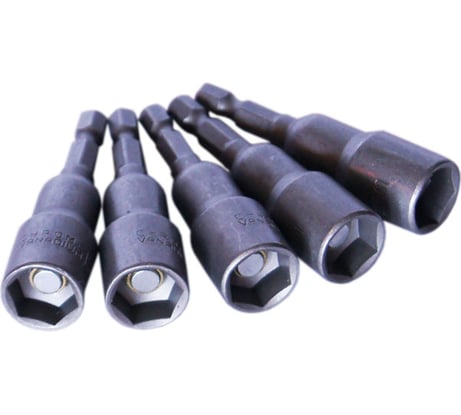 Магнитная ключ-насадка SANTOOL CrV 13 мм 5шт 031508-065-013