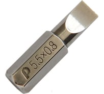 Бита SL 0.8x5.5 Профи (20 шт; 25 мм) ПРАКТИКА 034-908