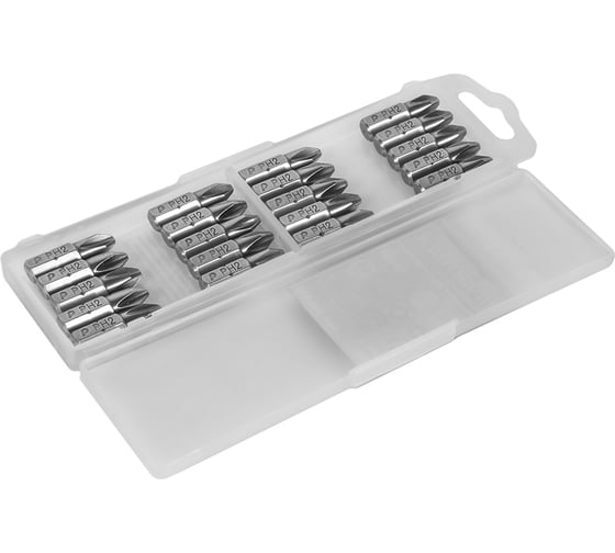 Бита PH-2 Профи (20 шт; 25 мм) ПРАКТИКА 035-585