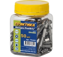 Бита PZ-2 Профи (50 шт; 50 мм) ПРАКТИКА 776-621