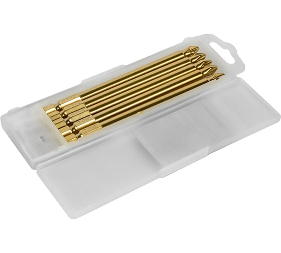 Бита PH-2 Tin Эксперт (5 шт; 110 мм) ПРАКТИКА 034-939