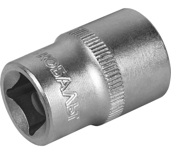 Торцевая головка КОБАЛЬТ 1/2, 19мм, Cr-V 643-125