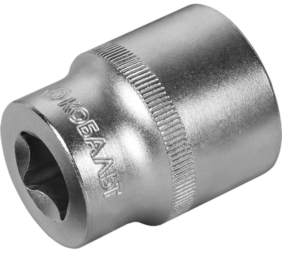 Торцевая головка КОБАЛЬТ 1/2, 27мм, Cr-V 643-163
