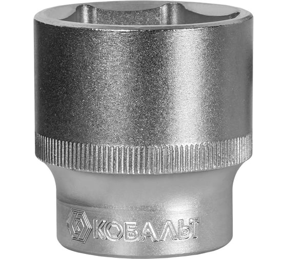 Торцевая головка КОБАЛЬТ 1/2, 32мм, Cr-V 643-187