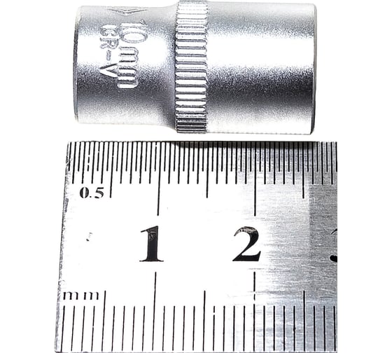 Торцевая головка КОБАЛЬТ 1/4, 10мм, Cr-V 643-286
