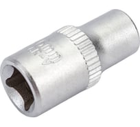 Торцевая головка КОБАЛЬТ 1/4, 6мм, Cr-V 643-217