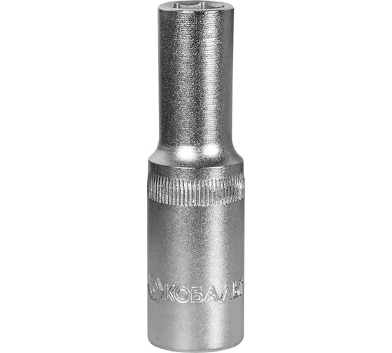 Глубокая торцевая головка КОБАЛЬТ 1/2, 11мм, Cr-V 644-023